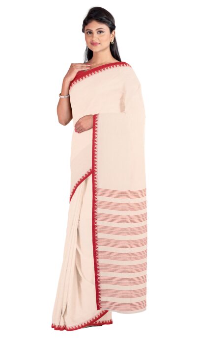 sleek border Begumpuri Printed Cotton Saree