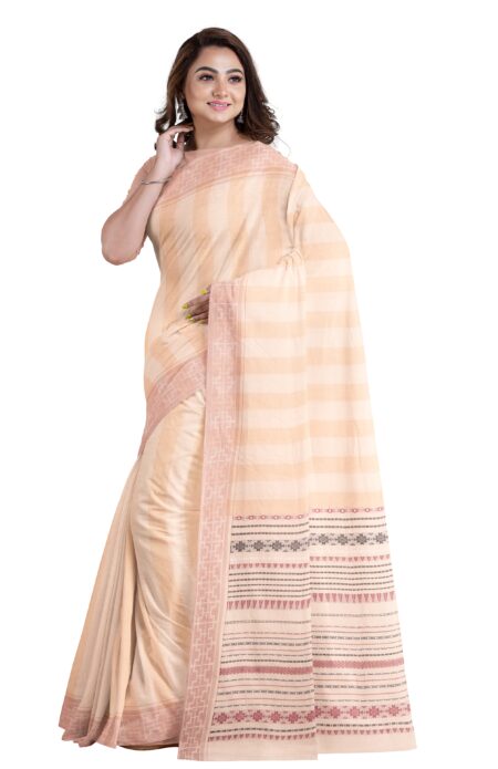 Stipe Tangail Cotton Saree