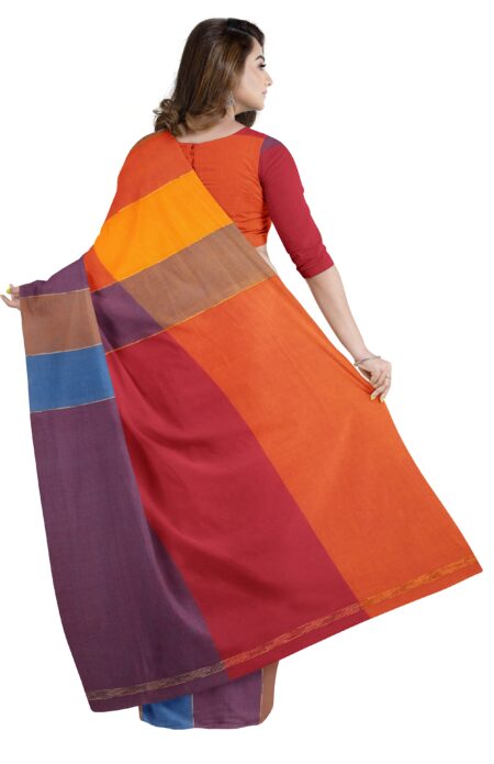 Colourful Kantha Cotton Saree