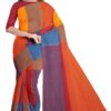 Colourful Kantha Cotton Saree With Blouse