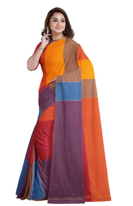 Colourful Kantha Cotton Saree