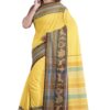 Santipuri Yellow Cotton Saree