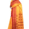 Bengal Yellow Red Garod Silk Saree