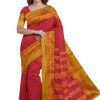 Red Yellow Garod Silk Saree