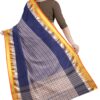 Powder Blue Handwoven Dhaniakhali Cotton Saree